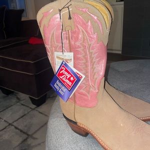 Tony lama cowboy boots. Never warn —- tags still on.